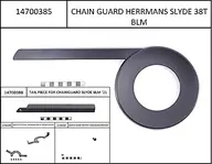 Chain guard Herrmans Slyde 38 black, for Sinus Evolution