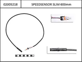 Bosch Speed Sensor Slim 600mm 600mm, f. Gen4 i625Wh, f. HT/TRK