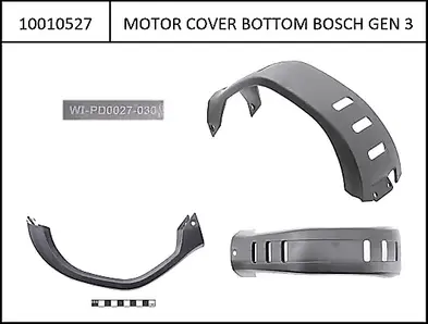 Motor Skidplate Bosch Gen3 Perf. HD black, from 2021, eConnect, eCRP Type1