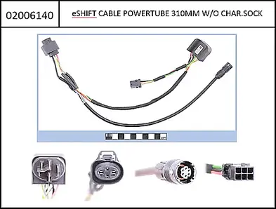 Bosch Y-Cable PowerTube eShift (Rohloff,Shim,SRAM,Hsync N380)