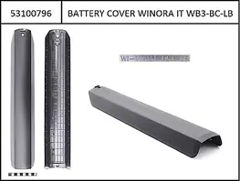 Batterideksel Winora Intube i625Wh Sinus He/Mix sort
