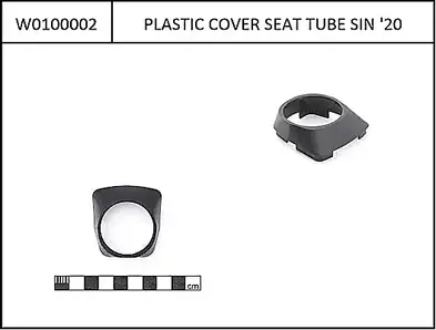 Seat tube cover for Sinus & Yucatan for models with MRS in seat tube, black