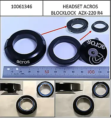 Acros Ahead Headset with block lock, f. Yamaha i600Wh 