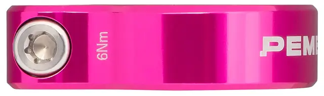 Pembree DBN Seat Post Clamp Pink - 34,9mm 